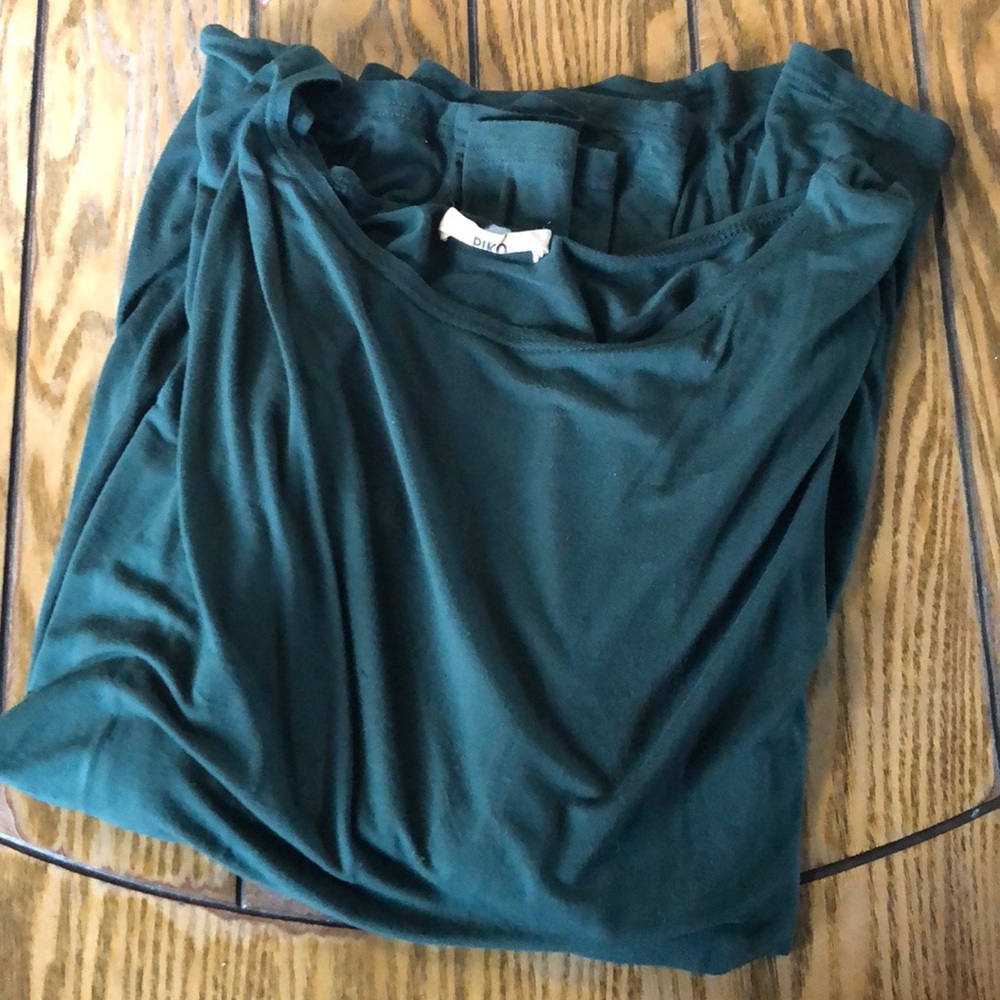 Dark Green Piko Top